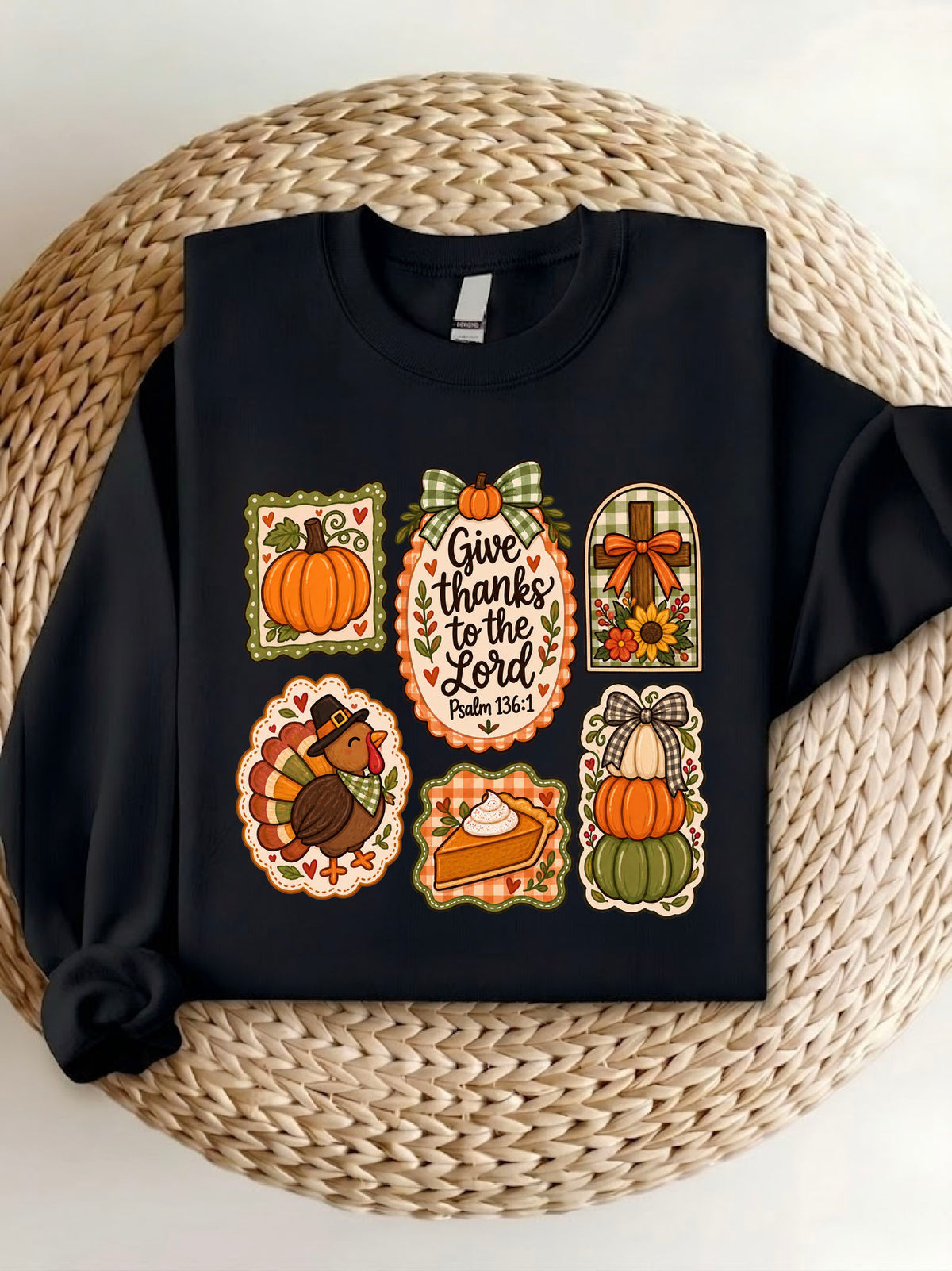 Give Thanks To The Lord Shirt | Christian Thanksgiving Sweatshirt | Fall Faith Hoodie | Bible Verse Gift