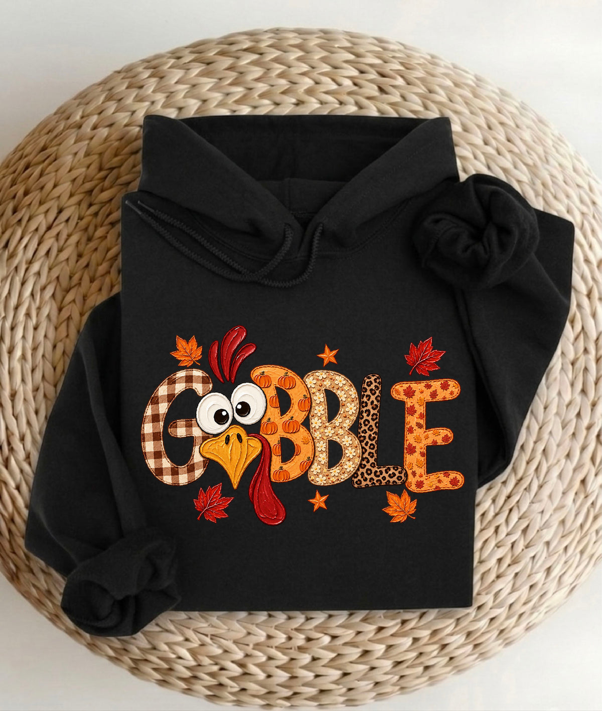 Gobble Thanksgiving Shirt | Funny Turkey Sweatshirt | Thanksgiving Hoodie | Fall Turkey T-Shirt | Plaid Leopard Autumn Gift