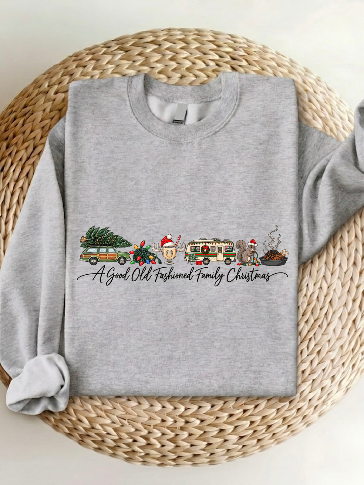 A Good Old Fashioned Family Christmas Shirt | Christmas Animal Sweatshirt | Farm Christmas Hoodie
