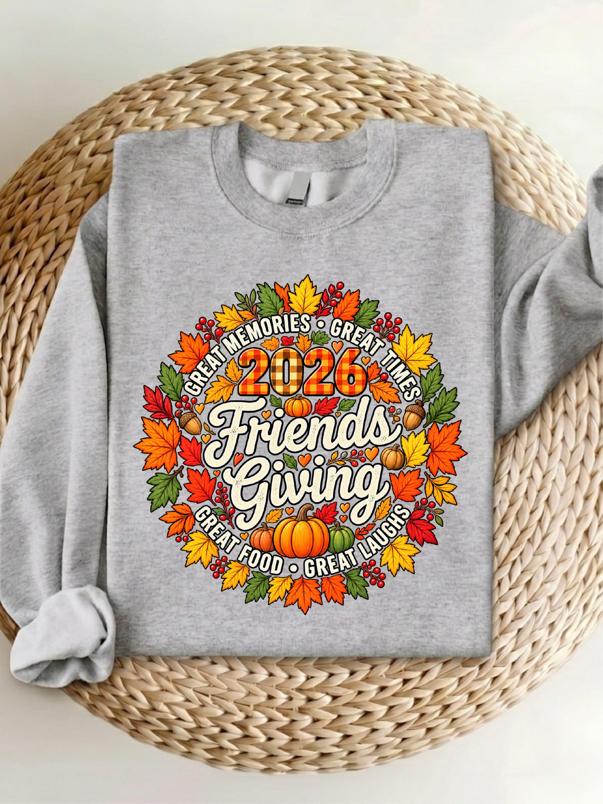 Friendsgiving 2026 Shirt | Matching Friendsgiving Crew Sweatshirt | Funny Thanksgiving Friends Reunion Hoodie