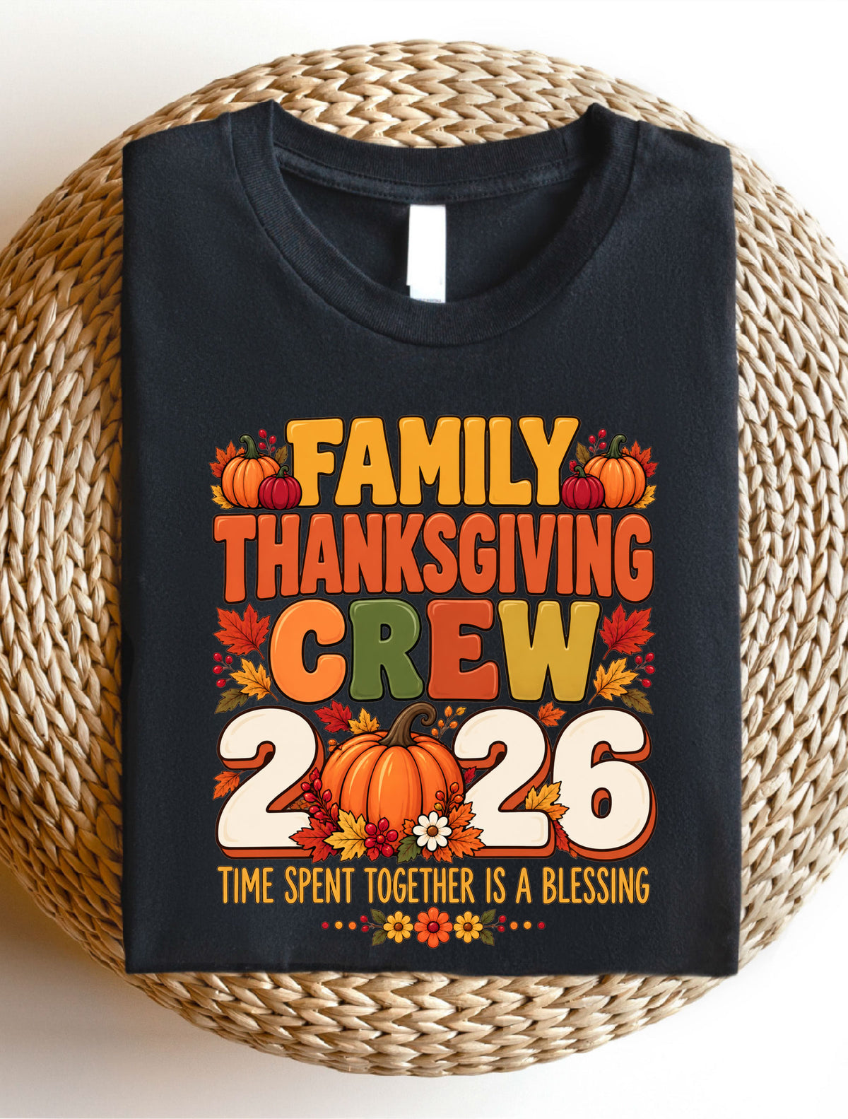Family Thanksgiving Crew 2026 Shirt | Thanksgiving Reunion Sweatshirt | Holiday Party Hoodie