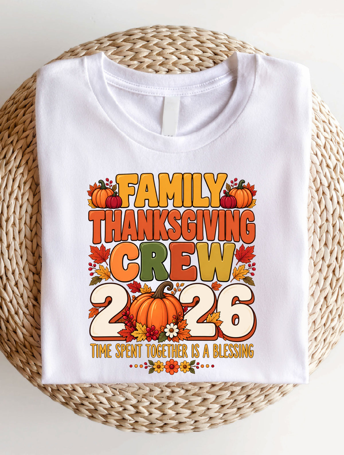 Family Thanksgiving Crew 2026 Shirt | Thanksgiving Reunion Sweatshirt | Holiday Party Hoodie
