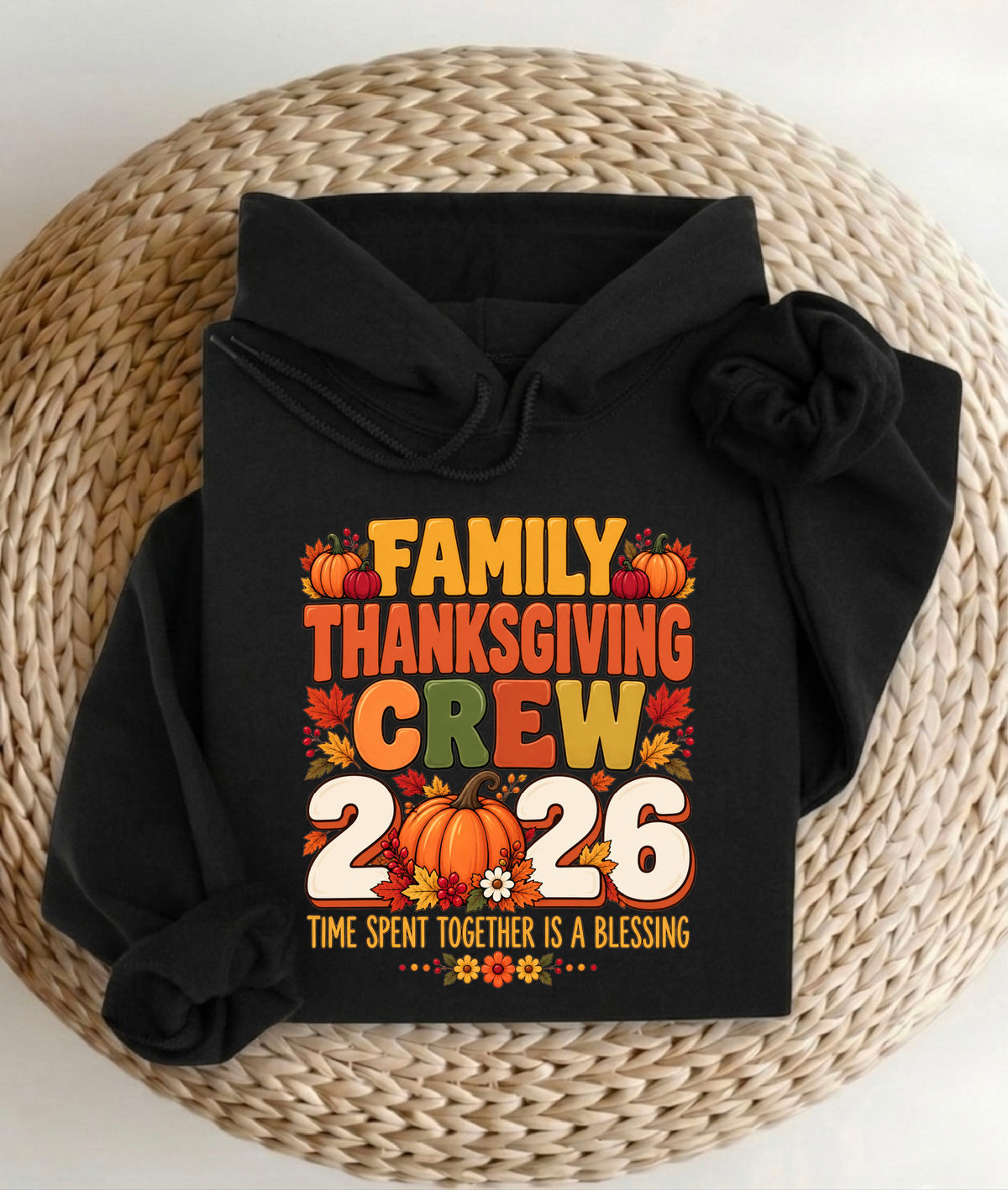Family Thanksgiving Crew 2026 Shirt | Thanksgiving Reunion Sweatshirt | Holiday Party Hoodie