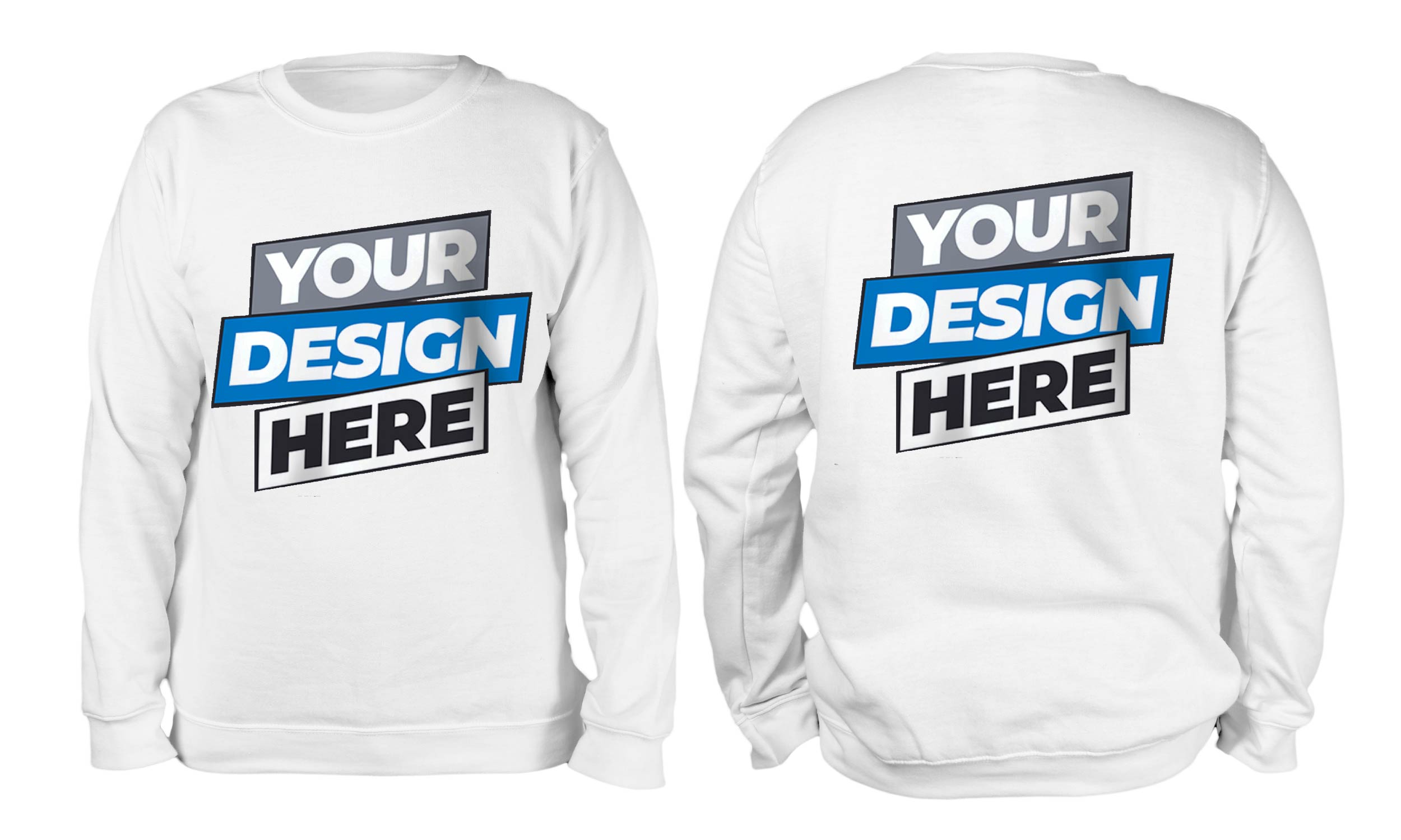 Custom Sweatshirt Front and Back Design